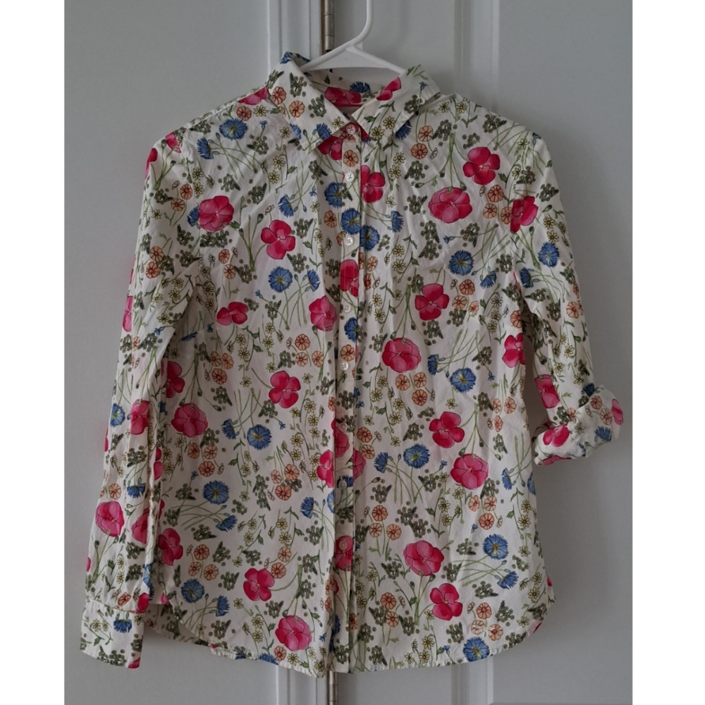 Talbots Petite Floral Top